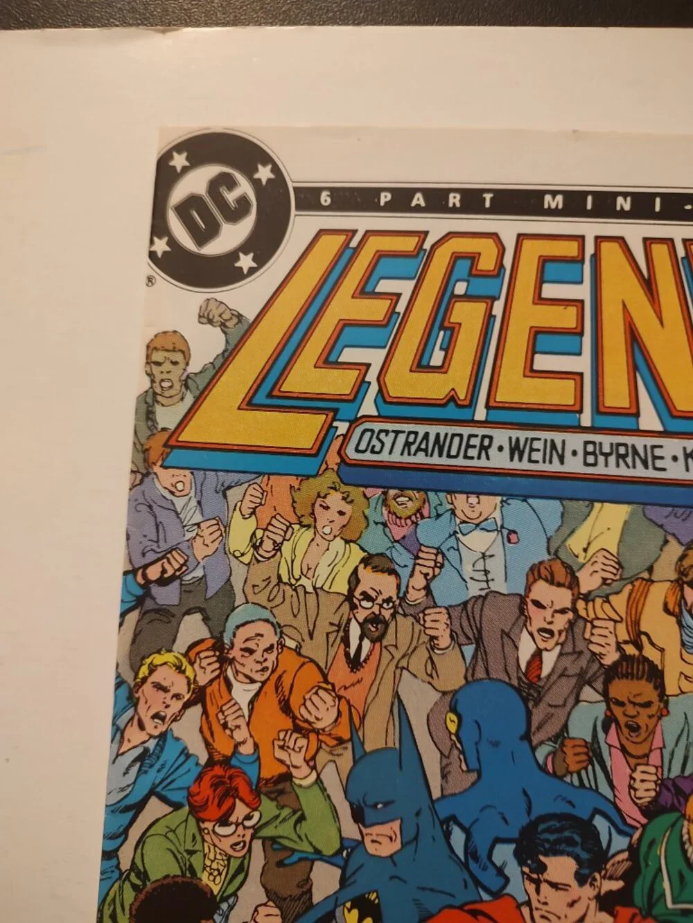 LEGENDS # 2 DC COMICS By Len Wein Pencils by John Byrne Inks by Karl Kesel